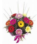 Ankara  Ostim çiçek gönderimi firması ürünümüz  müthiş karışık gerbera mevsim çiçek buketi