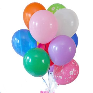 21 adet balondan görsel parti balonları