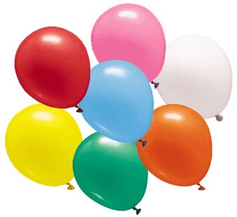 Ankara  çiçekçi den 12 inc kaliteli 5 paket ( 500 adet ) renkli balon
