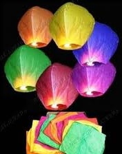 50 Adet birinci kalite karışık renklerde dilek balonu
